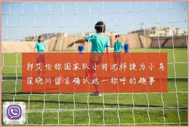 郭艾伦称国家队小将沈梓捷为小鸟翟晓川留言确认这一称呼的趣事